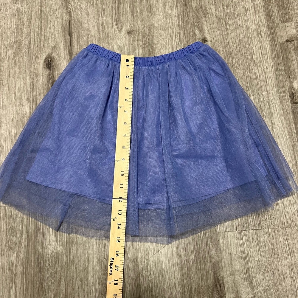 Crewcuts Tulle Lined Periwinkle Skirt, EUC, girls size S - Picture 4 of 4
